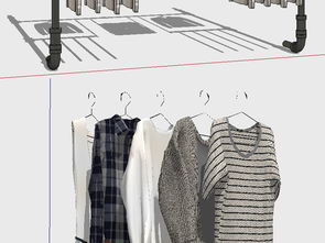 精品服裝店商業(yè)空間室內(nèi)設計 SU模型與高清資源全解析