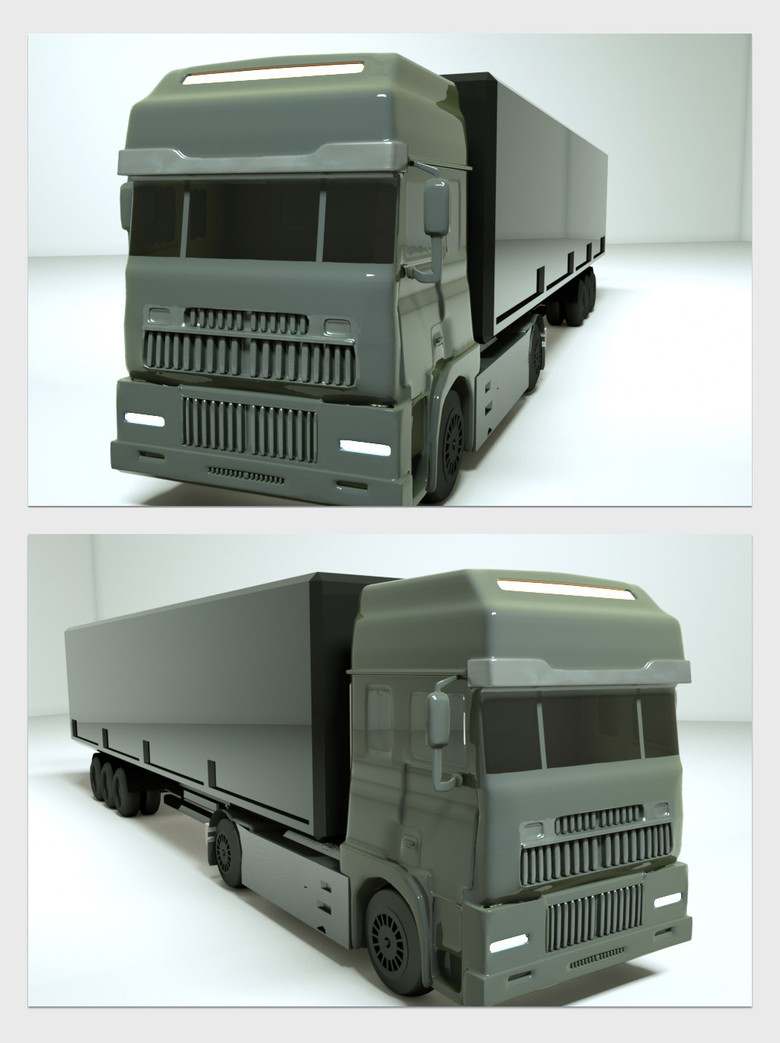 探索3D卡車模型設計 C4D格式免費下載指南